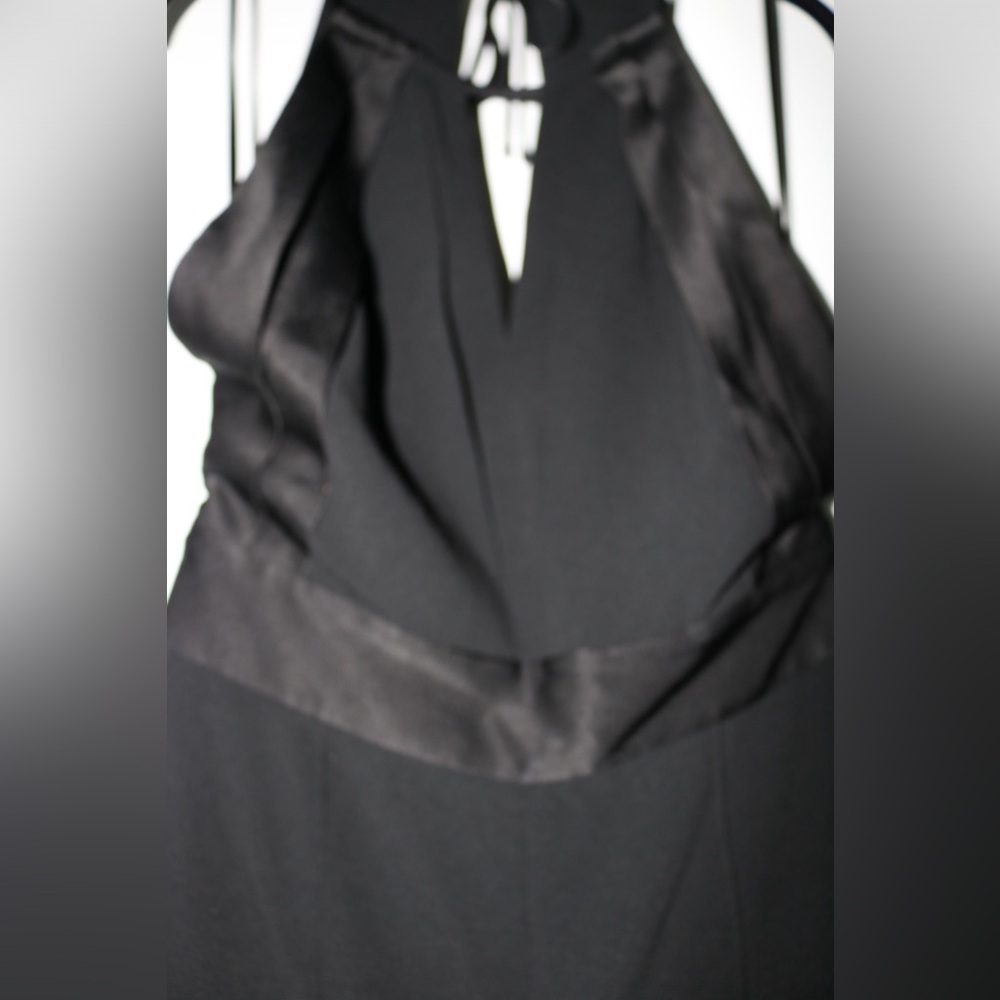 NWT- Black Diane Von Furstenberg Ireland wide-leg jumpsuit in black- size 4 - Picture 11 of 14